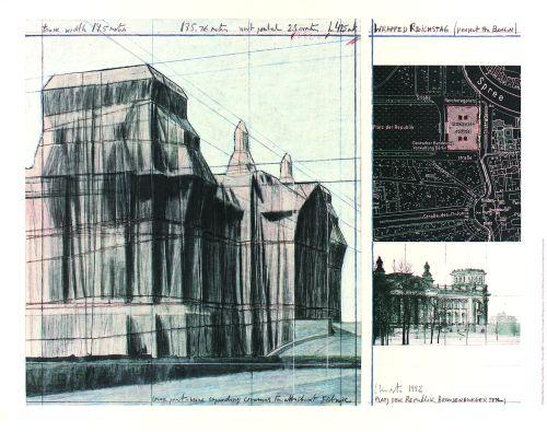500x395 Artist Christo - Christo Sketches