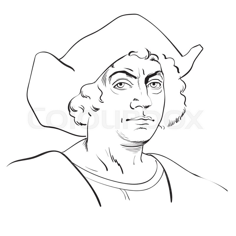 Christopher Columbus Sketch at Explore collection