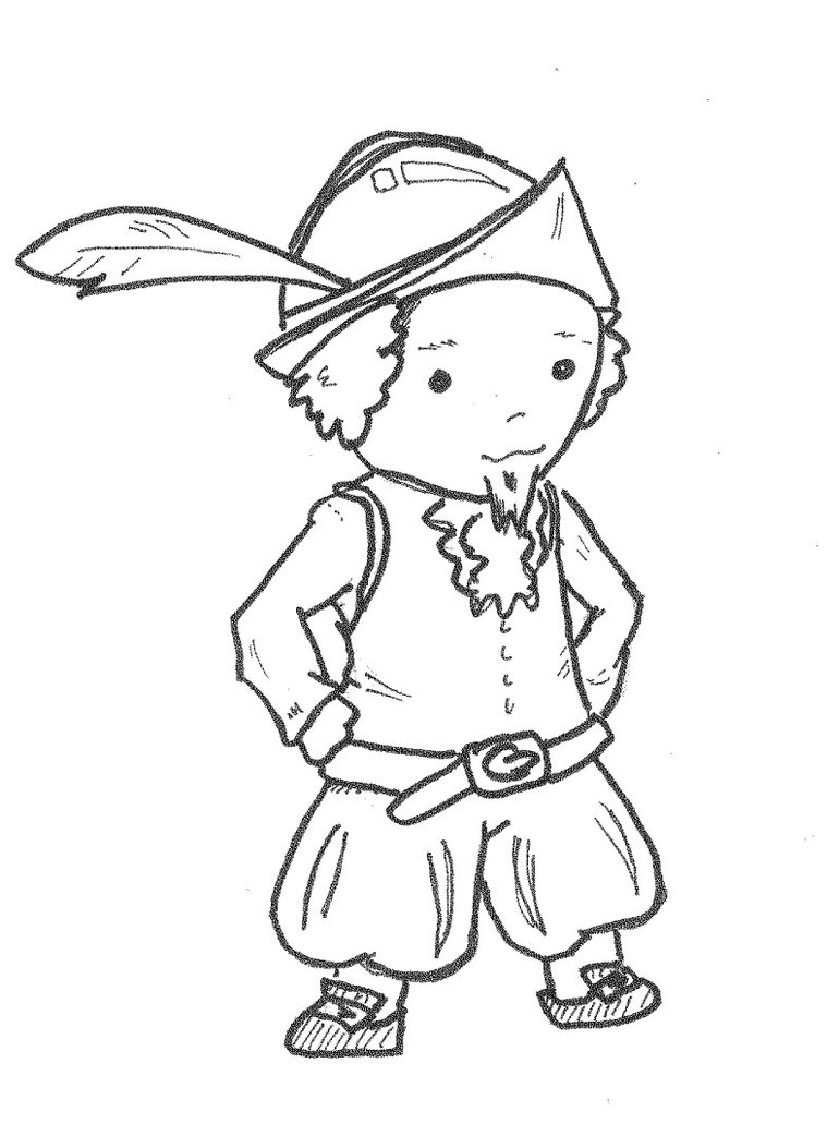 759x1053 Drawing Of Christopher Columbus Chibi Columbus By Myelo On - Christopher Columbus Sketch
