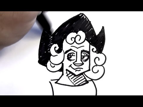 480x360 How To Draw Christopher Columbus - Christopher Columbus Sketch