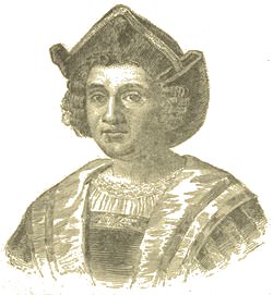 250x271 Christopher Columbus (1436 1506) - Christopher Columbus Sketch