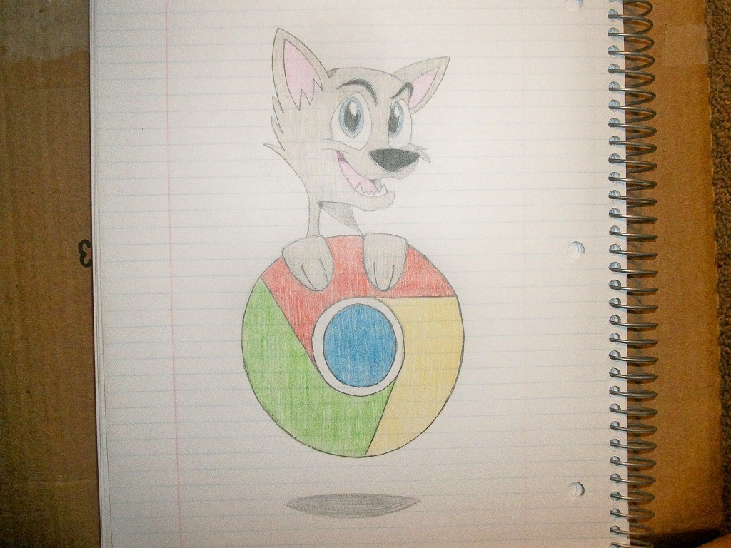 1024x768 Chrome Is Chrome [Sketch] By Scamp4553 - Chrome Sketch