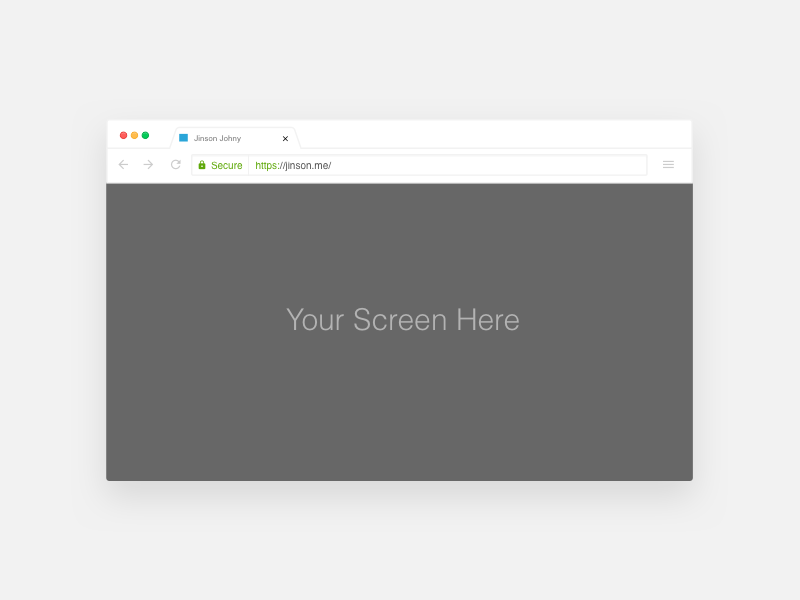 800x600 Google Chrome Mockup Sketch Freebie - Chrome Sketch