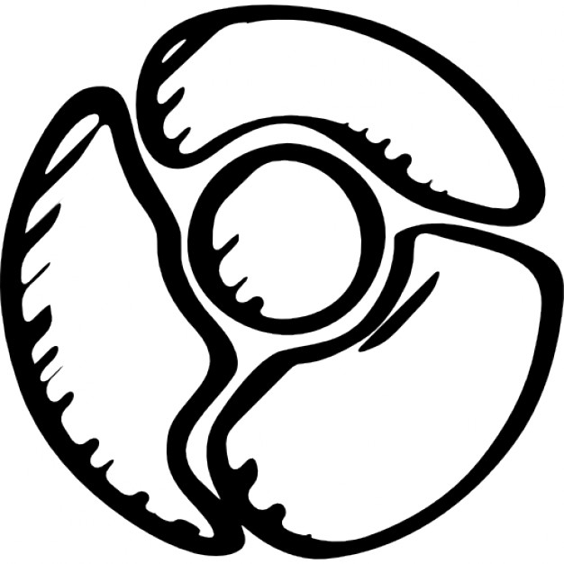 626x626 Google Chrome Sketched Logo Variant Icons Free Download - Chrome Sketch