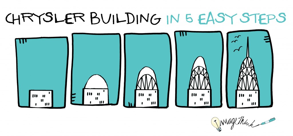 1024x477 How To Draw The Chrysler Building In 5 Easy Steps By Imagethink - Chrysler Building Sketch