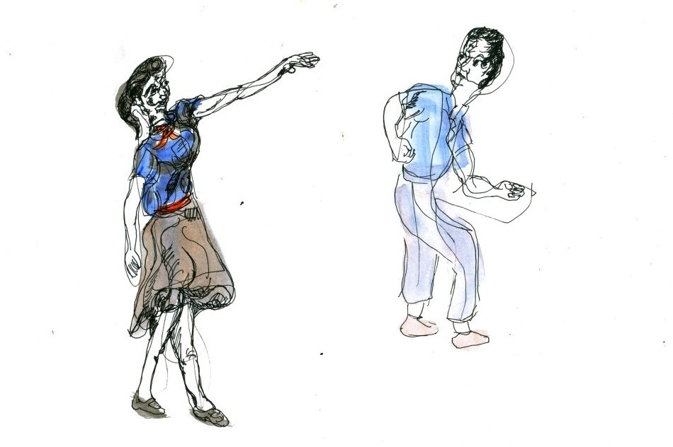 950x632 Paul Taylor Dance Company (Nextmove Dance) Finding New By - Chuck Taylor Sketch