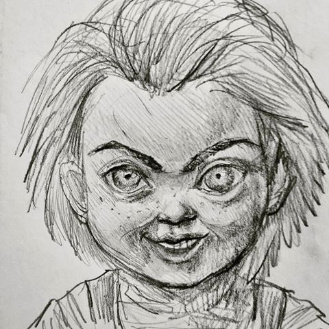480x480 Childsplayremake Instagram - Chucky Doll Sketch