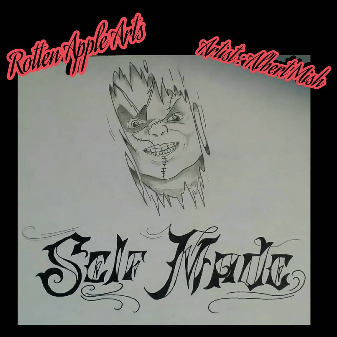 1080x1080 Rottenapplearts - Chucky Doll Sketch