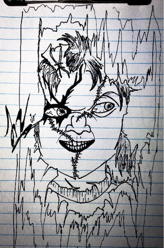 320x484 Wip One Of My Favorite Horror Movies. - Chucky Doll Sketch