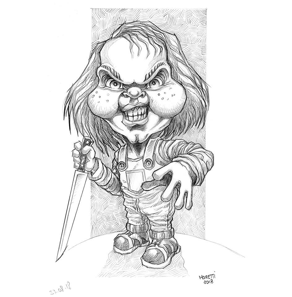945x959 Sonofchucky - Chucky Doll Sketch