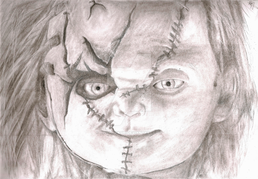 900x624 Chucky Sketch By Rini Hayashi - Chucky Sketch