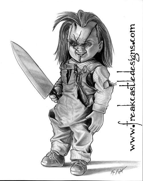 500x633 Chucky - Chucky Sketch