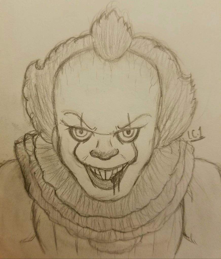 872x1024 Pennywise Sketch Official It Amino Amino - Chucky Sketch