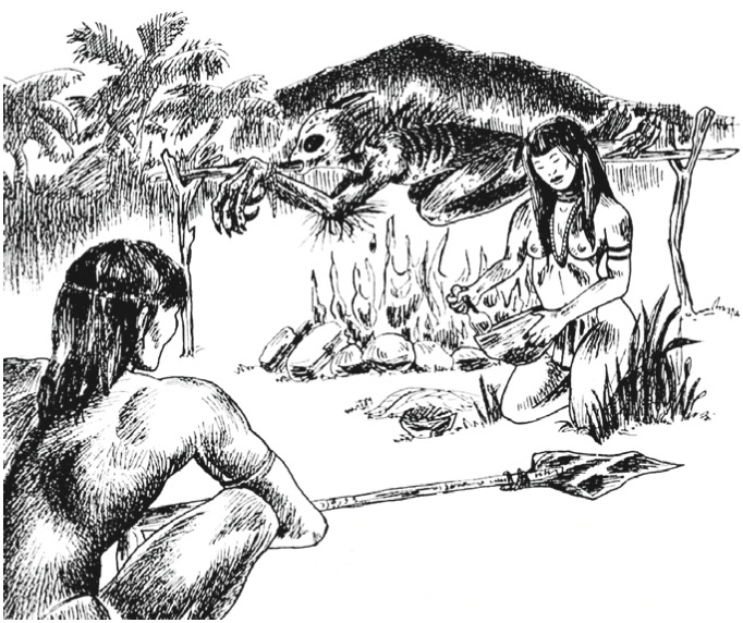 682x572 Mistaken Memories Of Vampires Pseudohistories Of The Chupacabra - Chupacabra Sketch