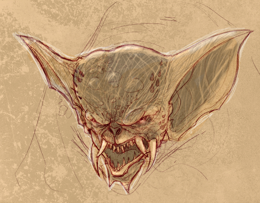 898x700 Chupacabra Sketch By Rgclayboy - Chupacabra Sketch