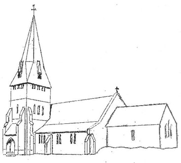 367x329 History Victorian Church - Church Building Sketch