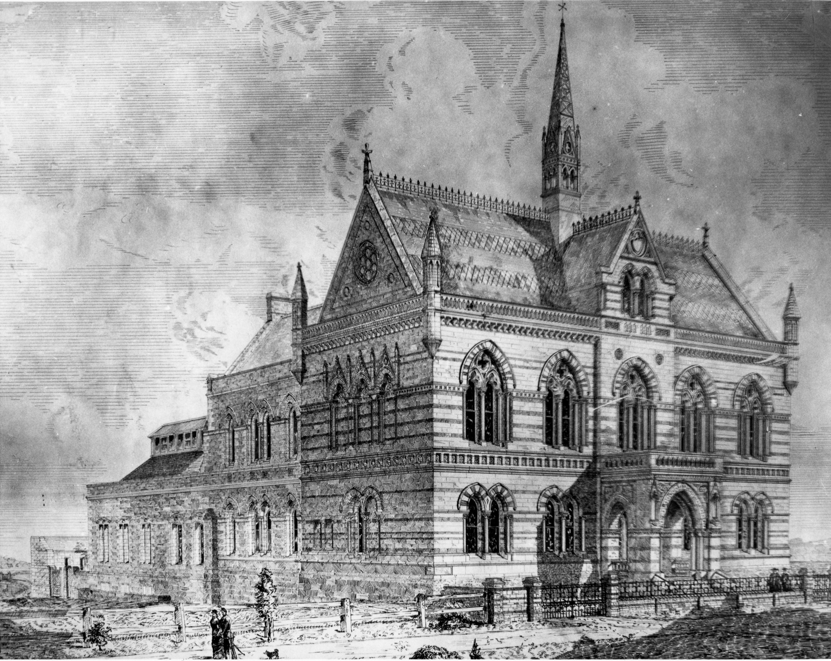 2816x2240 Mitchell Building Adelaidia - Church Building Sketch