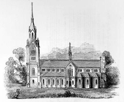 411x339 Notre Dame Church - Church Building Sketch