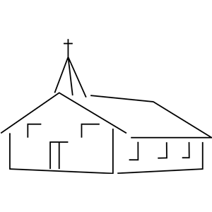 Church Building Sketch at PaintingValley.com | Explore collection of ...