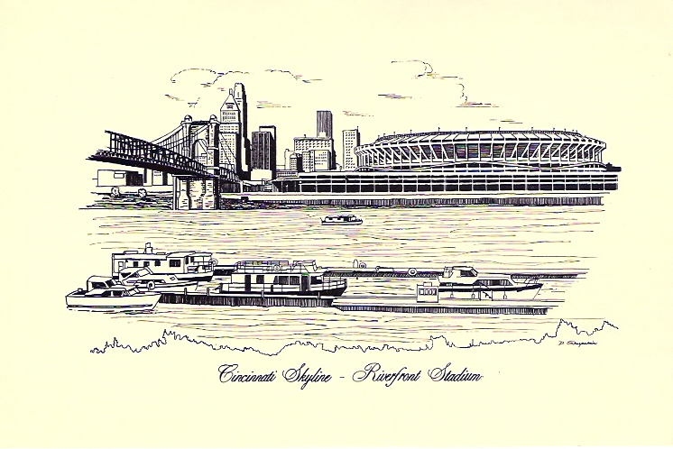 746x498 Misc. - Cincinnati Skyline Sketch