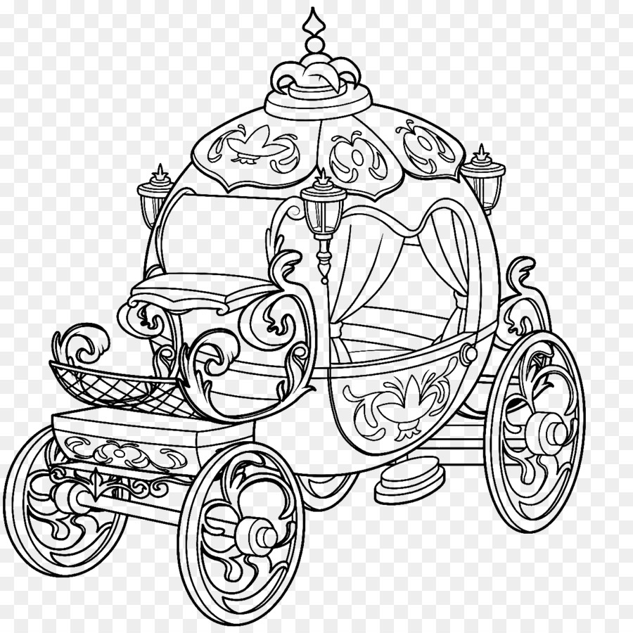 Cinderella Carriage Sketch at PaintingValley.com | Explore collection ...