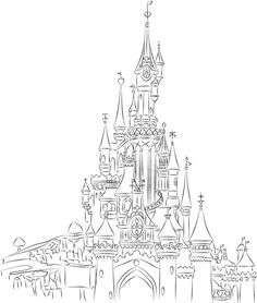 236x278 Walt Disney World Cinderella Castle House Of Mouse - Cinderella Castle Sketch