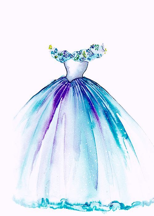 500x700 Pin By Nastya On Maliunki Cinderella, Disney And Dresses - Cinderella Dress Sketch