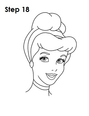 300x388 How To Draw Cinderella - Cinderella Sketch