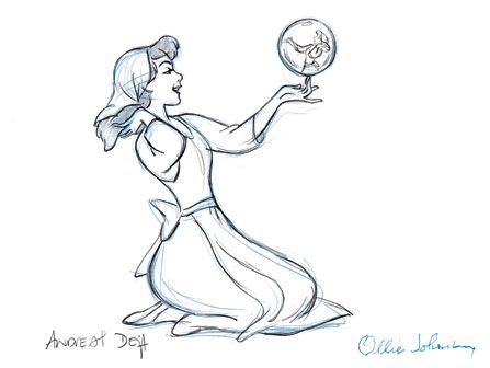 447x336 Cinderella - Cinderella Sketch
