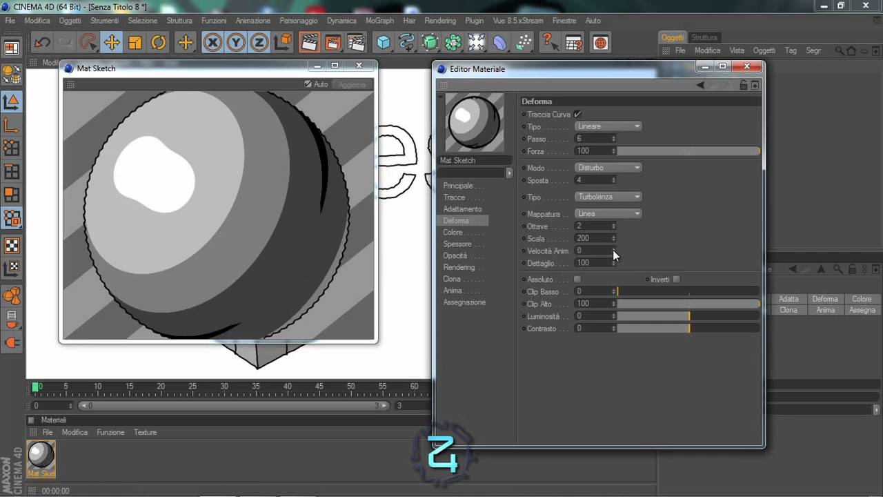 1280x720 Sketch And Toon Tutorial - Cinema 4d Sketch And Toon