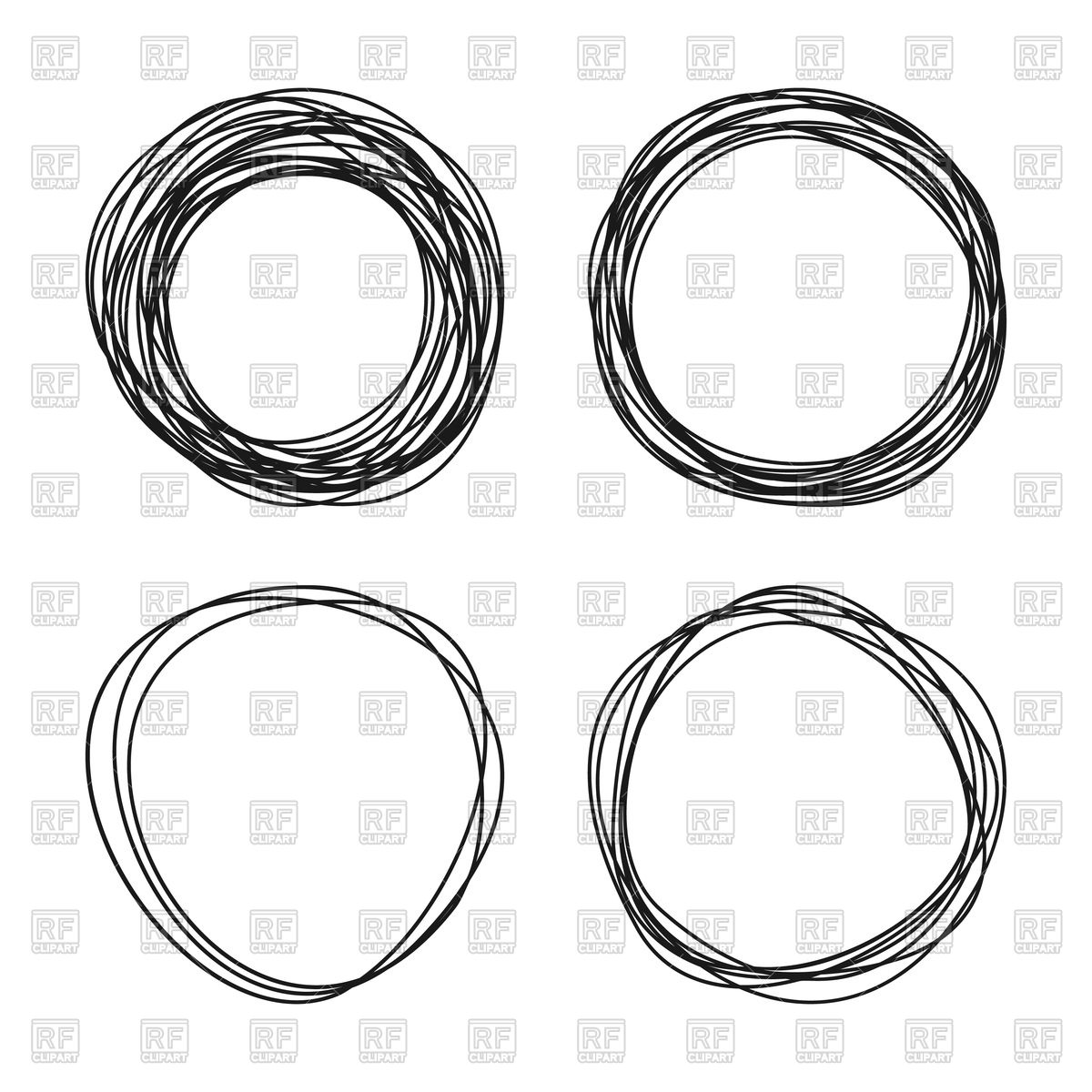 1200x1200 Circle Sketch Vector Image Vector Artwork Of Design Elements - Circle Sketch