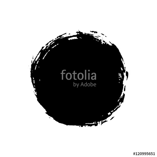 500x500 Grunge Background Circle Black On White. Sketch To Create Border - Circle Sketch Vector