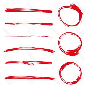 300x300 Photostock Vector Highlighter Circle Sketch Underline Lazttweet - Circle Sketch Vector