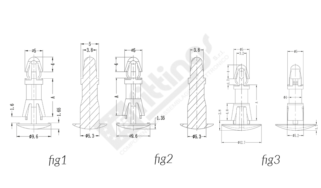 1020x600 Cupped Reverse Locking For Circuit Board Sct Fittings S.r.l. - Circuit Board Sketch