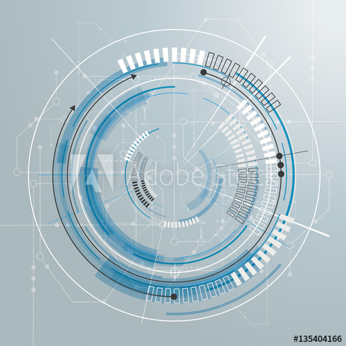 500x500 Futuristic Sketch Circuit Board - Circuit Board Sketch