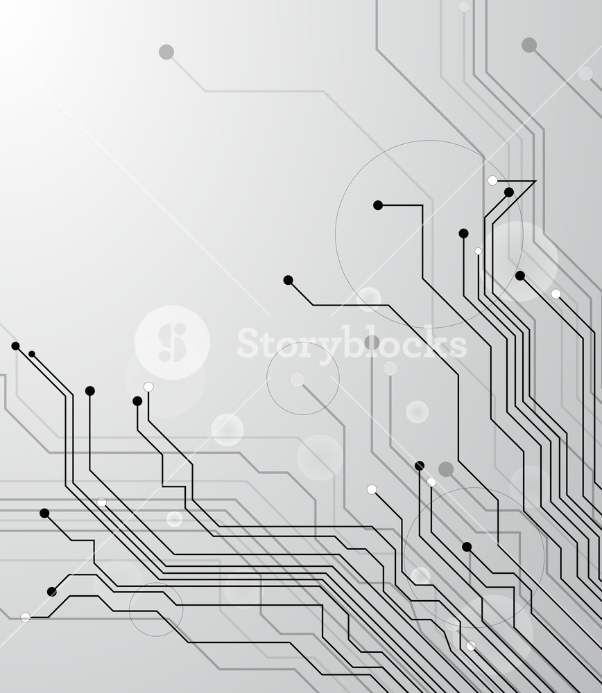 868x1000 Circuit Board Design Royalty Free Stock Image - Circuit Board Sketch