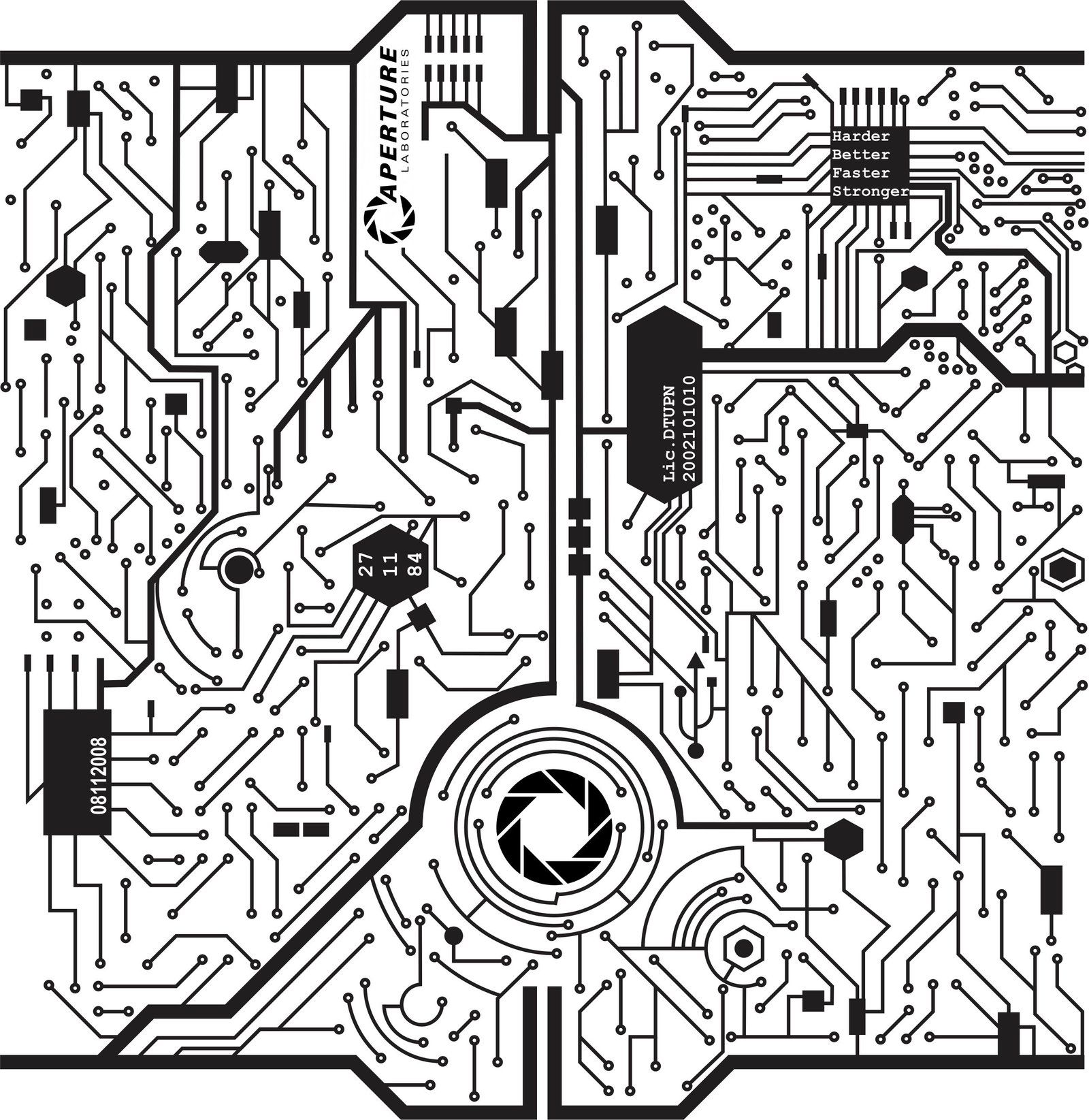 1600x1645 Circuit Tattoo [Sketch] By On @ - Circuit Sketch
