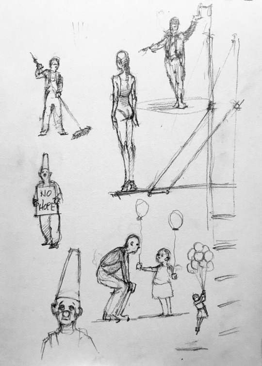 540x753 Circus Drawing Tumblr - Circus Sketch