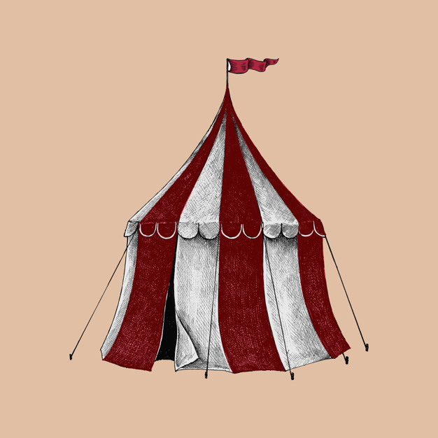 Circus Tent Sketch at PaintingValley.com | Explore collection of Circus