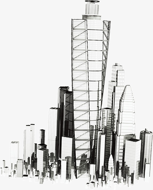 City Building Sketch at PaintingValley.com | Explore collection of City ...