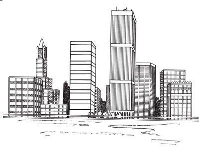 400x298 Image Result For City Landscape Drawing Landscape - City Outline Sketch