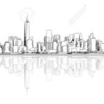 150x150 Interior. New York City Artwork Reliable New York City Artwork - City Outline Sketch