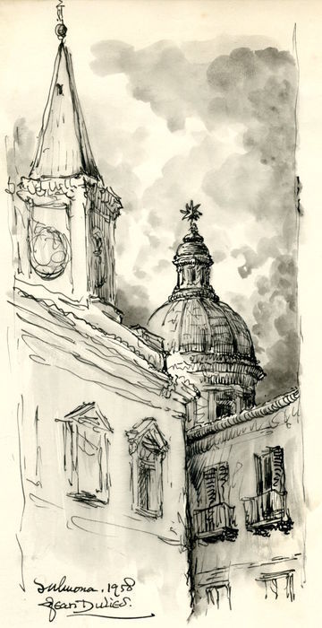 360x700 Dulieu, Jean (1921) - City Pencil Sketch