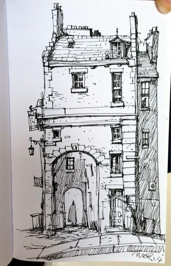 564x879 Drawing Ideas 111 Cool And Fun Things To Draw - City Sketch Art