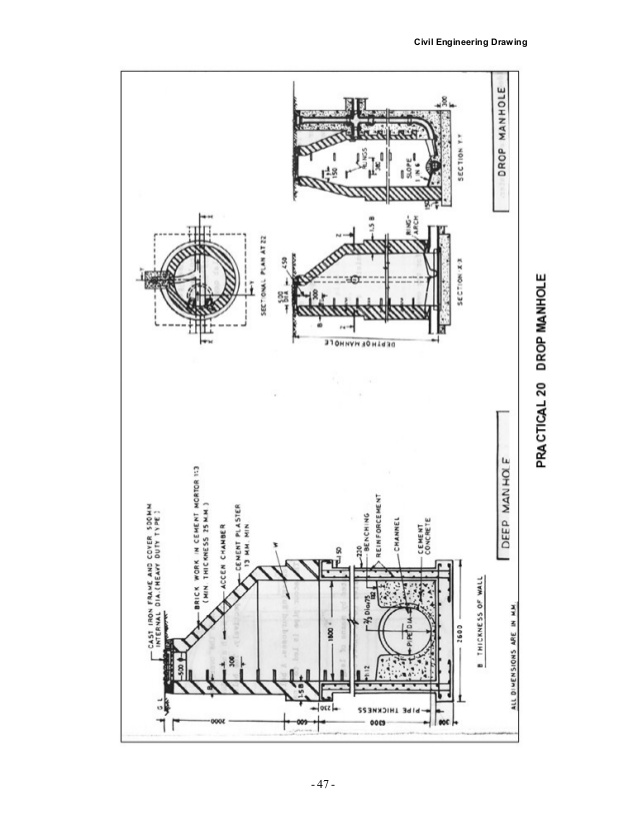 638x826 Civil Drawing Detail - Civil Sketch