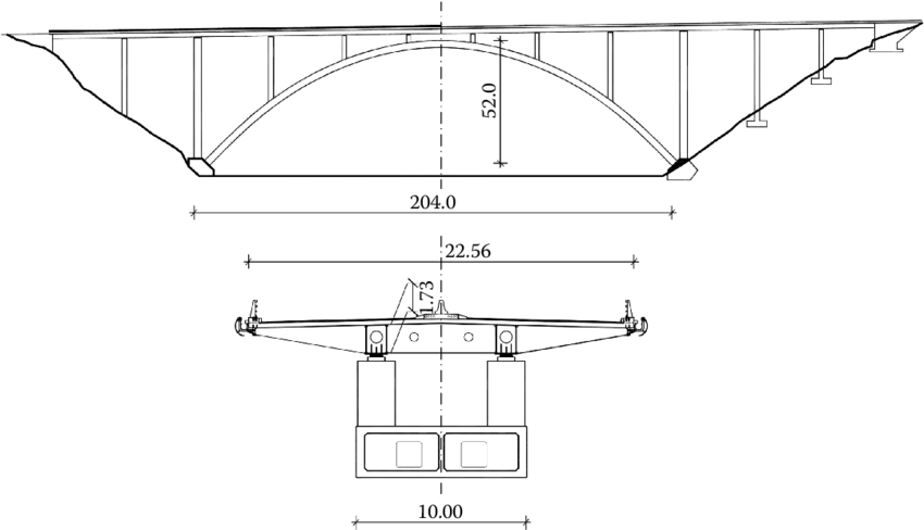 850x488 Sketch Of Krka Bridge On The Motorway. (Courtesy Of - Civil Sketch
