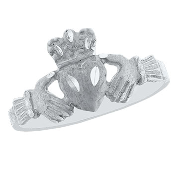 350x350 Claddagh Ring Size 7 In Sterling Silver - Claddagh Ring Sketch