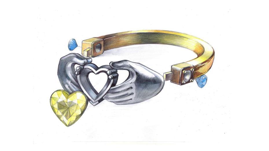 930x523 Ring Traditions - Claddagh Ring Sketch