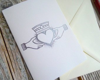 340x270 Claddagh Ring Etsy - Claddagh Sketch