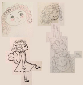 292x300 Claddagh Fairy - Claddagh Sketch